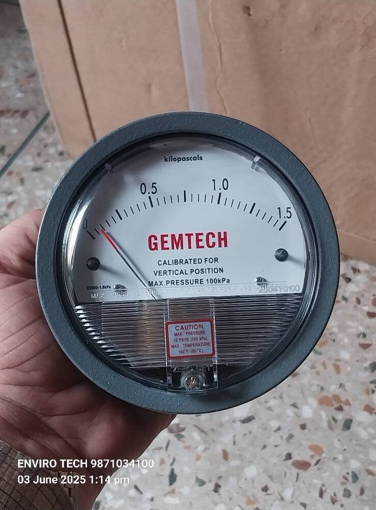 GEMTECH Differential Pressure Gauge Dealers Near Guru Teg Bahadur Hospital