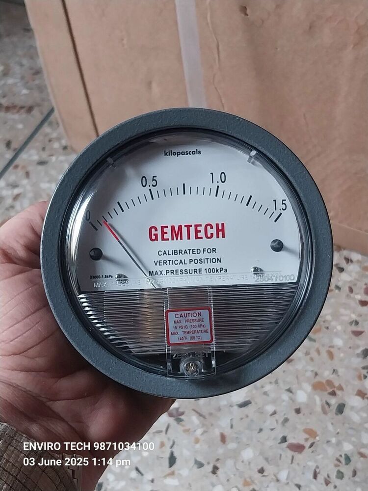 GEMTECH Differential Pressure Gauge Dealers Near Healing Touch Hospital