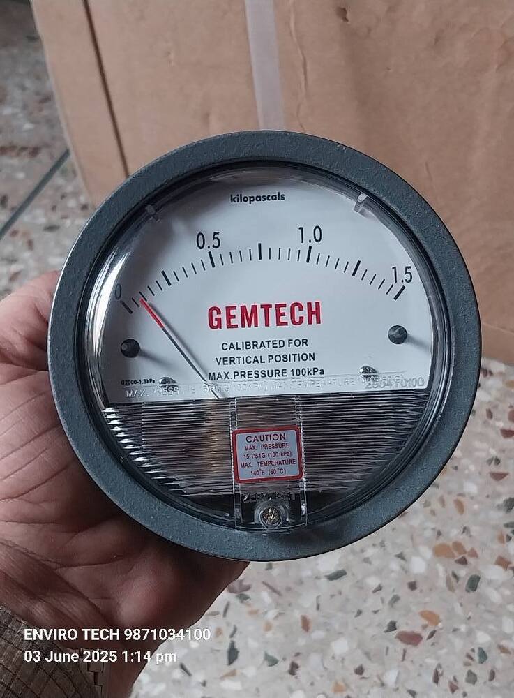 GEMTECH Differential Pressure Gauge Dealers Near Healing Touch Hospital