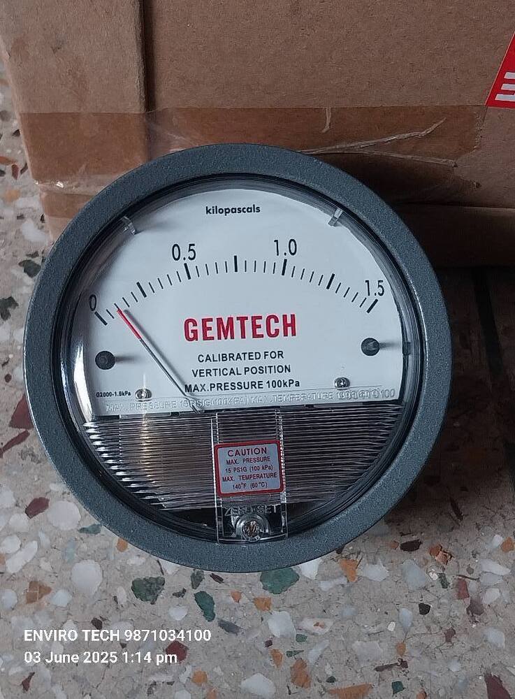 GEMTECH Differential Pressure Gauge Dealers Near Healing Touch Hospital