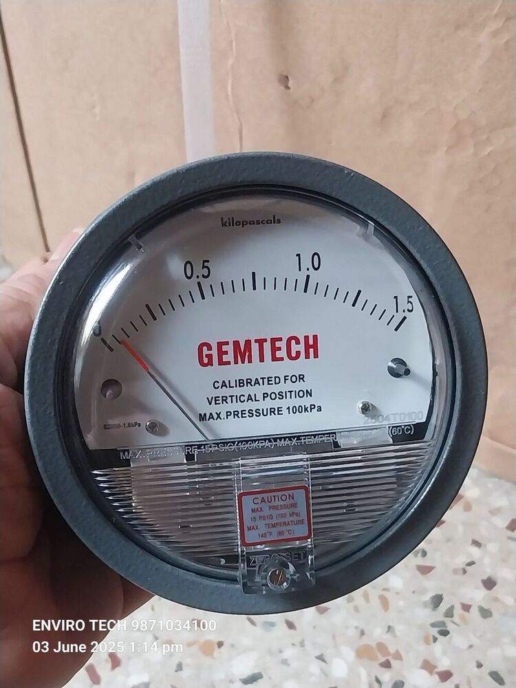GEMTECH Differential Pressure Gauge Dealers Near Healing Touch Hospital