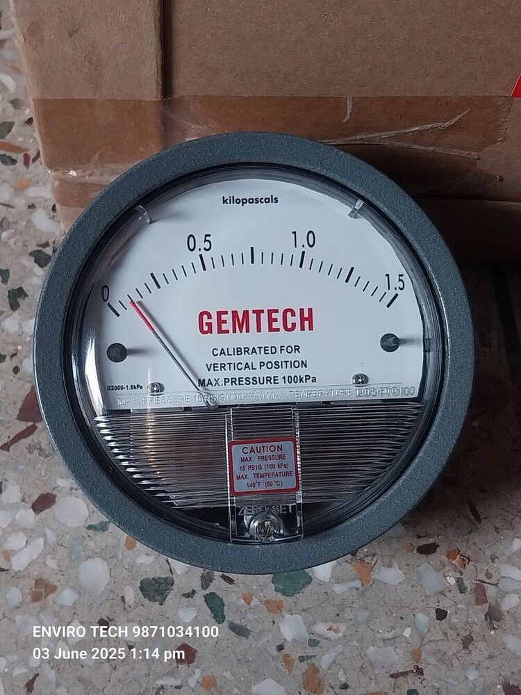GEMTECH Differential Pressure Gauge Dealers Near Kalra Hospitals