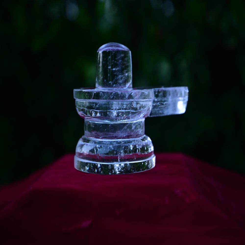 clear crystal shivling