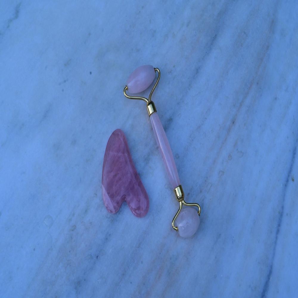 Rose Quartz Massager - Color: Pink