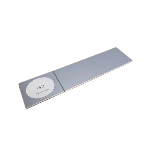 Electric Box For Table With Wireless Charging Option - Color: Silver