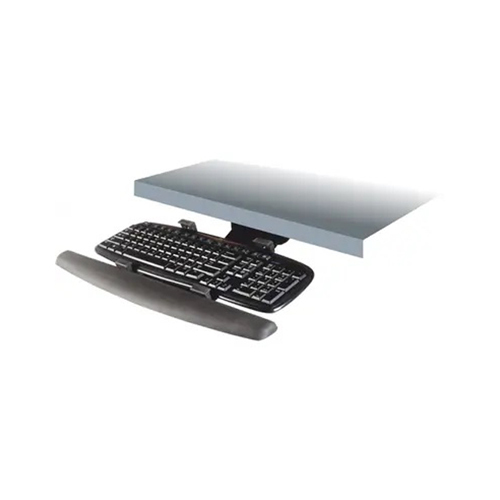 Keyboard Tray With Soft Pad - Color: Gray
