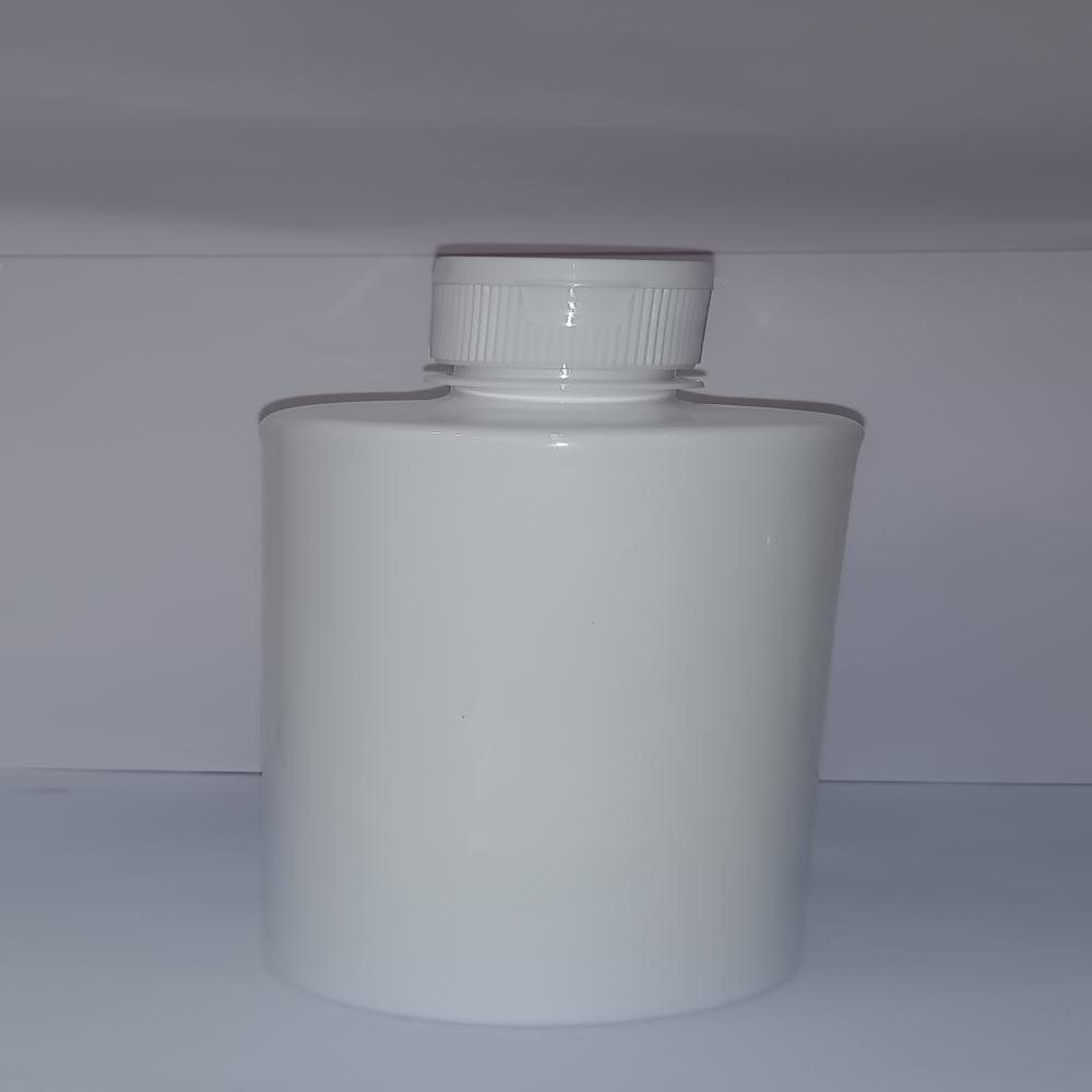 flip top 28mm Ribbed white cap