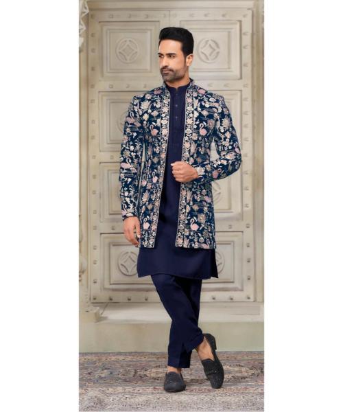 Angrakha Style Indo Western Set