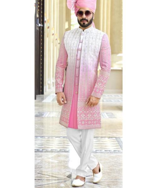 Angrakha Style Indo Western Set