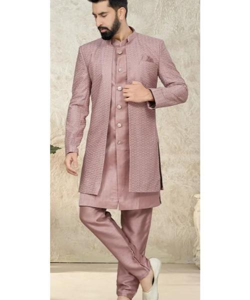 Angrakha Style Indo Western Set