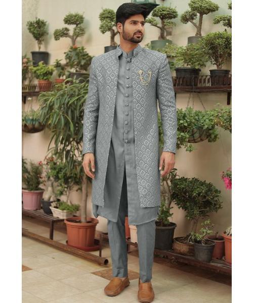 Angrakha Style Indo Western Set