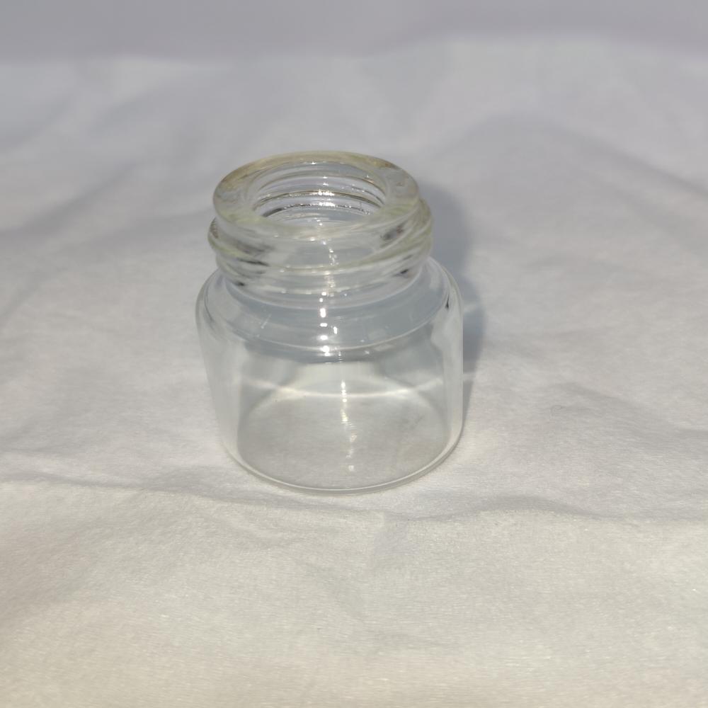 5ML CLEAR FLAT SHOULDER GLASS BOTTLE
