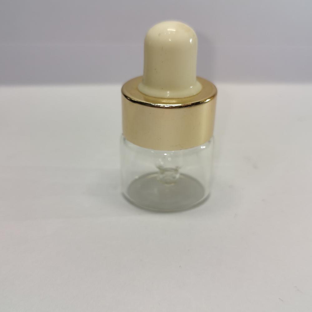 5ML CLEAR FLAT SHOULDER GLASS BOTTLE