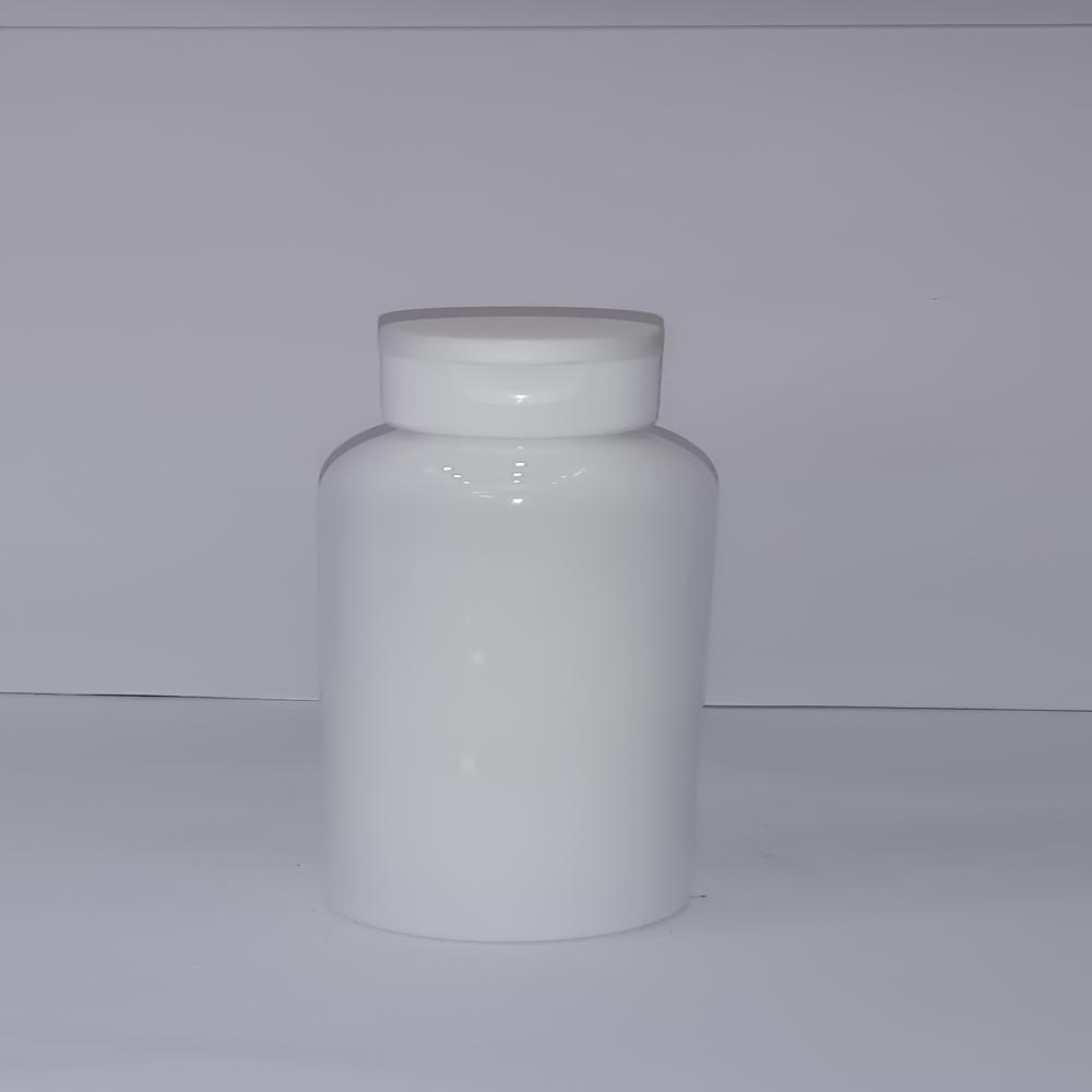 flip top 24mm Ribbed white cap