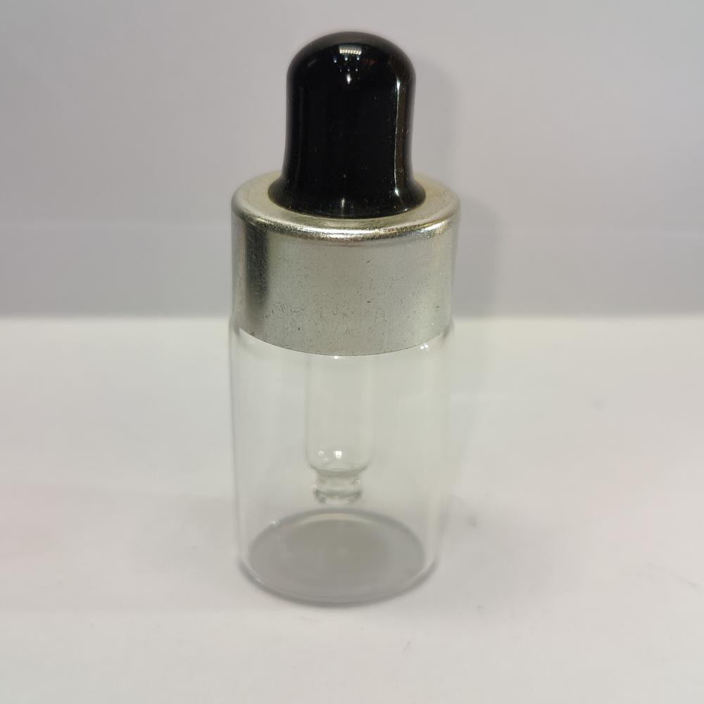 10ML CLEAR FLAT SHOULDER GLASS BOTTLE