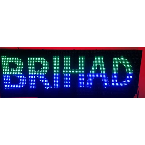 Dual Side P10 Led Scrolling Display Board Mixed Color - Application: Outdoor Advertisment