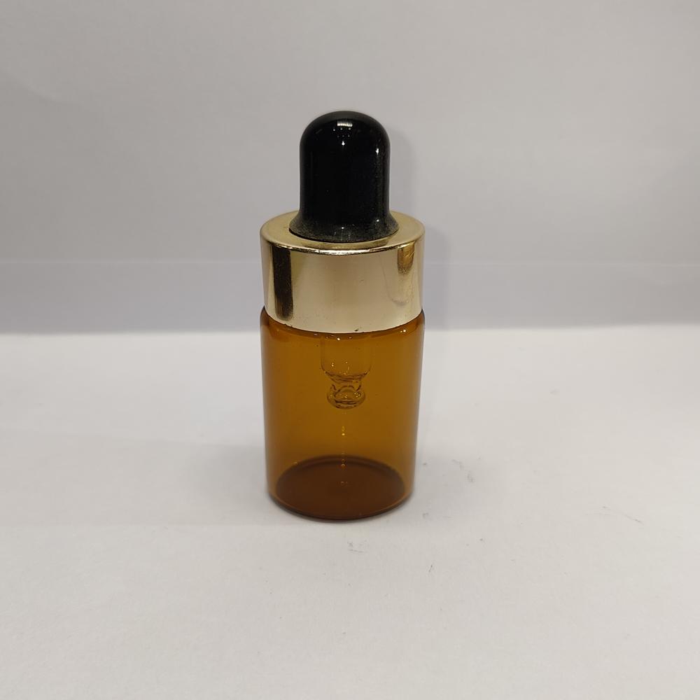 10ML AMBER FLAT SHOULDER GLASS BOTTLE
