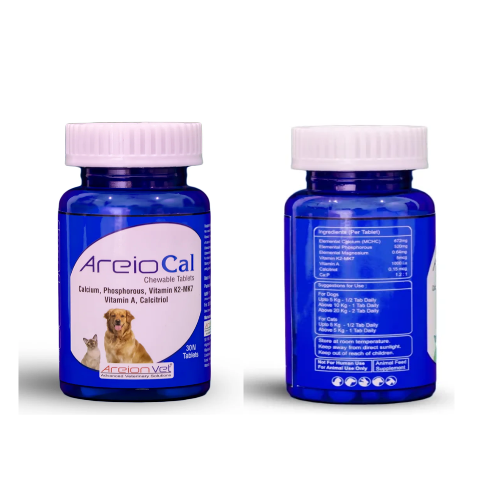 Areiocal  Calcium  Tablets - Packaging Type: Bottle