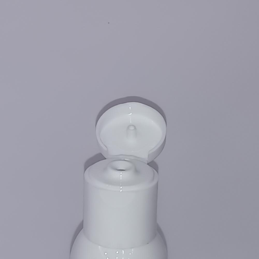 flip top 20mm white high neck cap