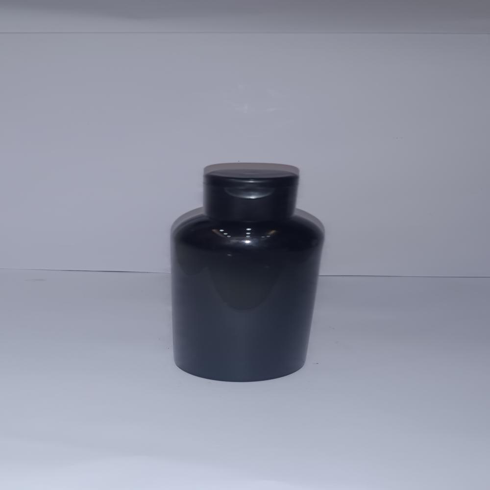 flip top 20mm black cap