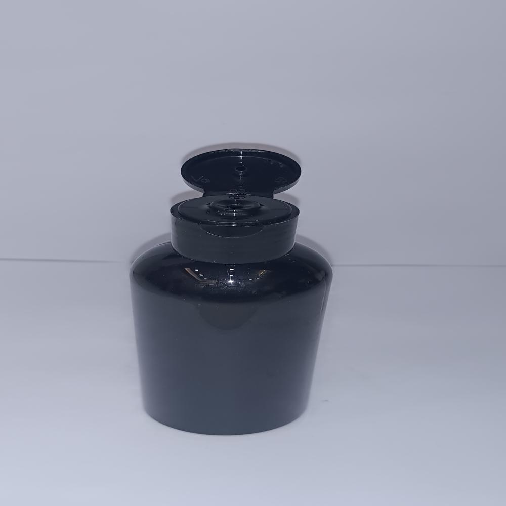 flip top 20mm black cap