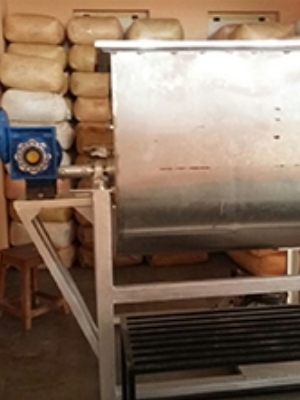 Tea powder mixing machine