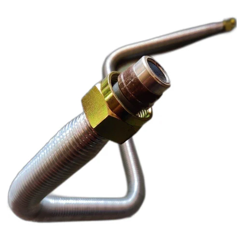 Air Compressor Aftercooler Pipe - Color: Silver