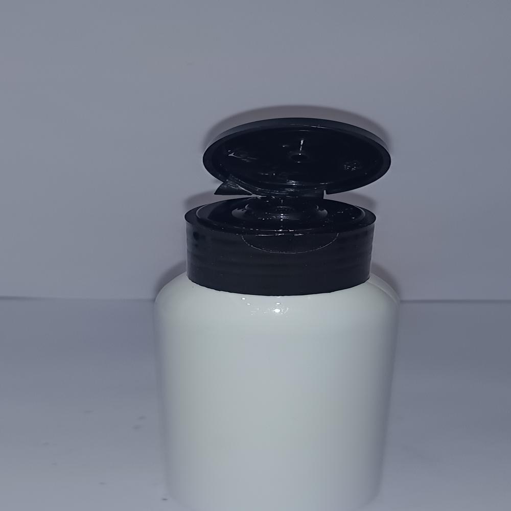 flip top 20mm black long neck cap