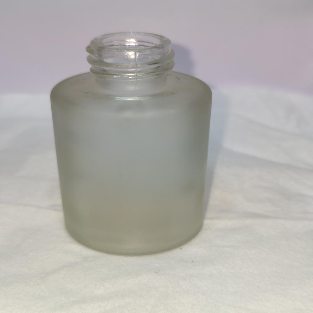 30ML CLEAR FROSTED FLAT SHOULDER GLASS BOTTLE