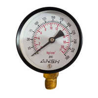 Analog Pressure Gauge - Dial Material: Glass