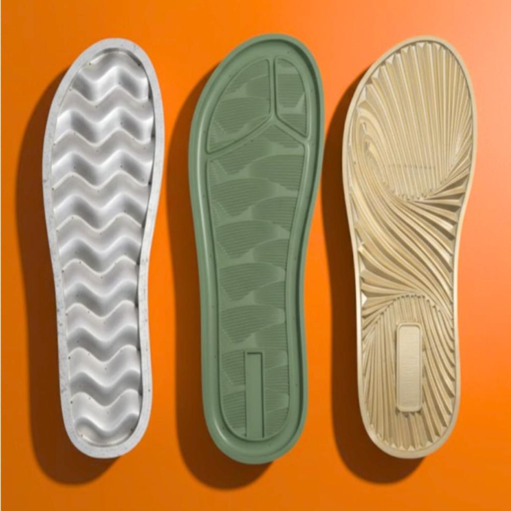 Slipper 2D Embossing Die Brass - Color: Green