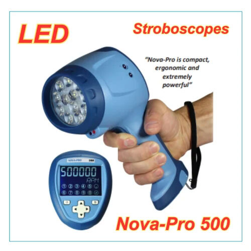Stroboscopes - Led Stroboscopes - Nova-pro 500 Led Stroboscope-tachometer - Color: Blue