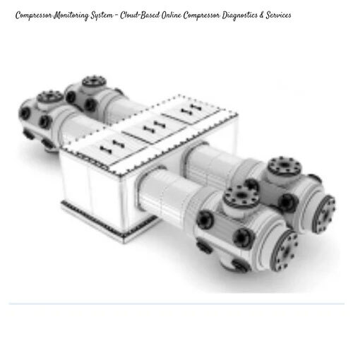 Compressor Monitoring System - Cloud-Based - Online Compressor Diagnostics & Services - Color: White