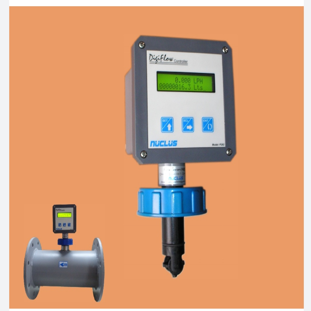 Digital Flow Meter Cum Indicator - Field Mounting - Color: Blue