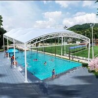 Swimming Pool Tensile Membrane Structures