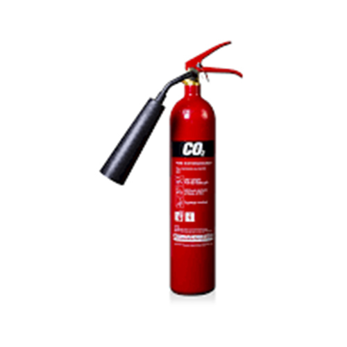 CO2 Fire Extinguisher - Metal, 2 Kg Size, Red Color | Industrial Safety Purpose, Warranty Included, Exceptional Heat Resistance, Long-Lasting Durability