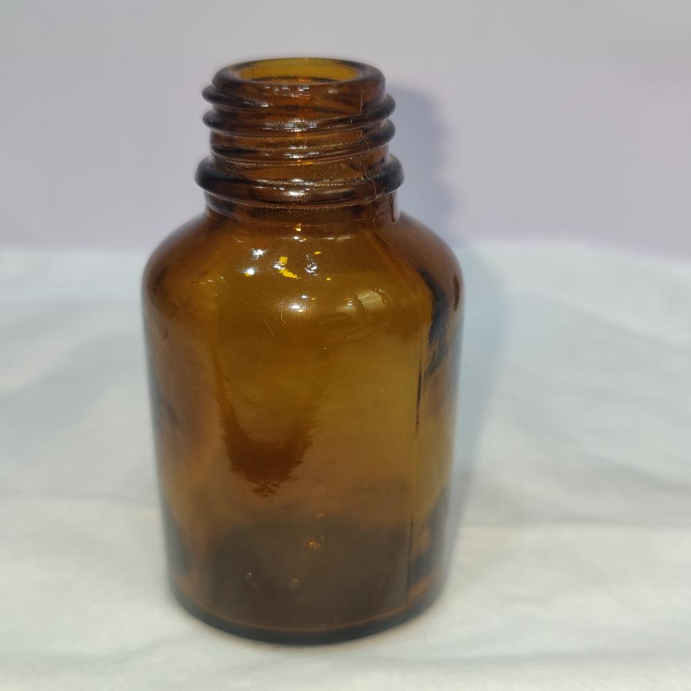 30ML AMBER AVON GLASS BOTTLE