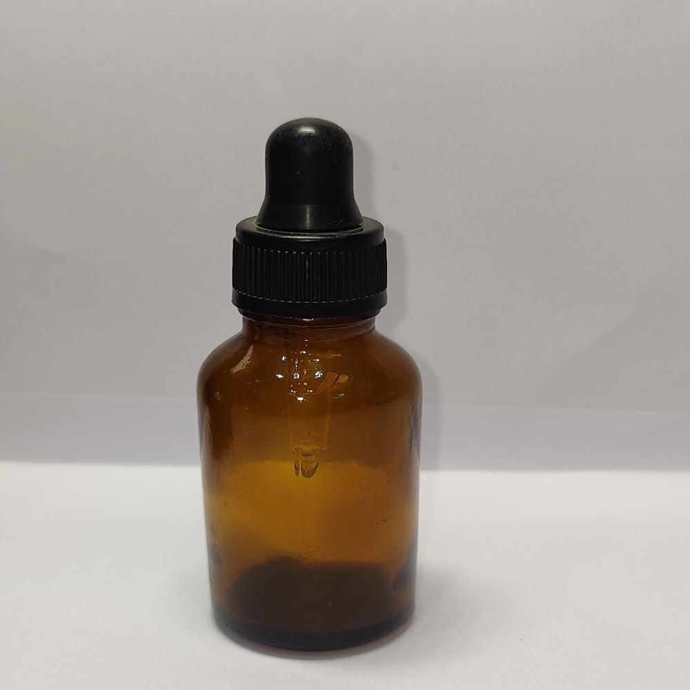 30ML AMBER AVON GLASS BOTTLE
