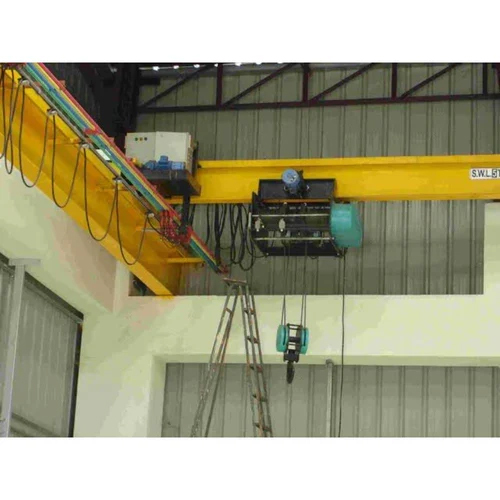 Industrial Double Girder Overhead Eot Crane - Color: Yellow