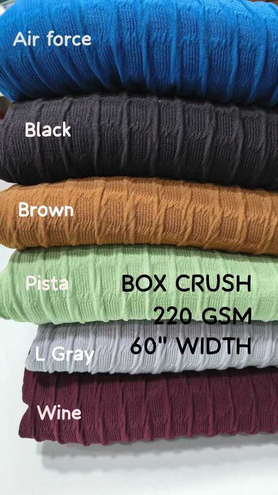 BOX CRUSH FABRICS