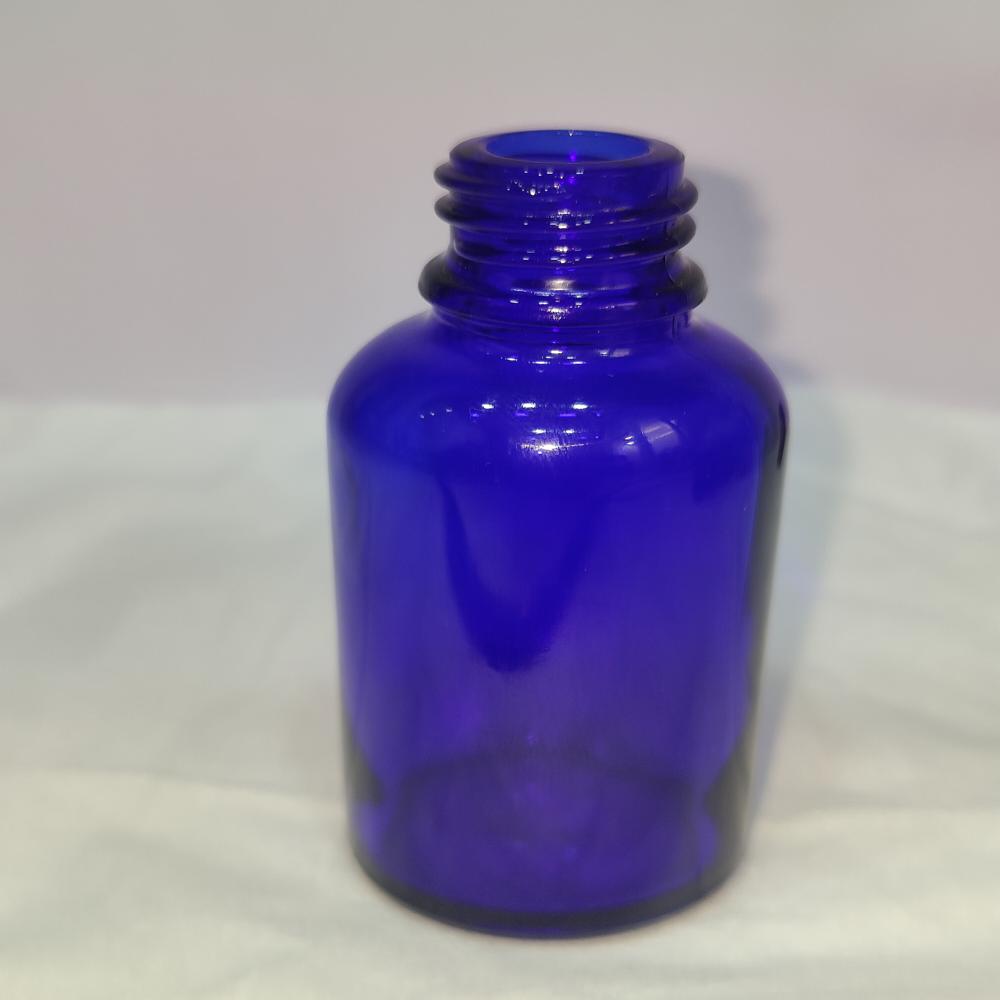 30ML BLUE AVON GLASS BOTTLE