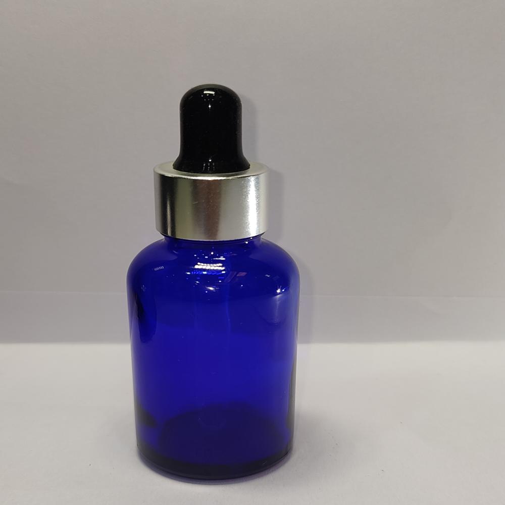 30ML BLUE AVON GLASS BOTTLE