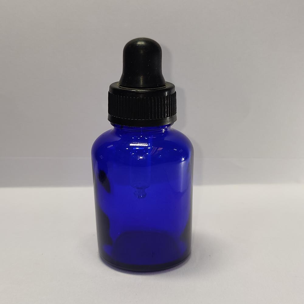 30ML BLUE AVON GLASS BOTTLE