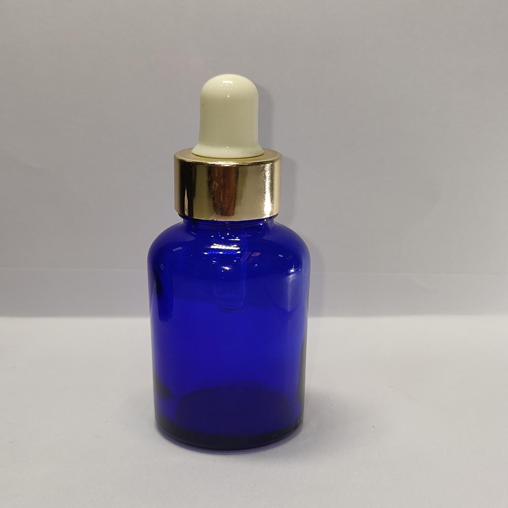 30ML BLUE AVON GLASS BOTTLE