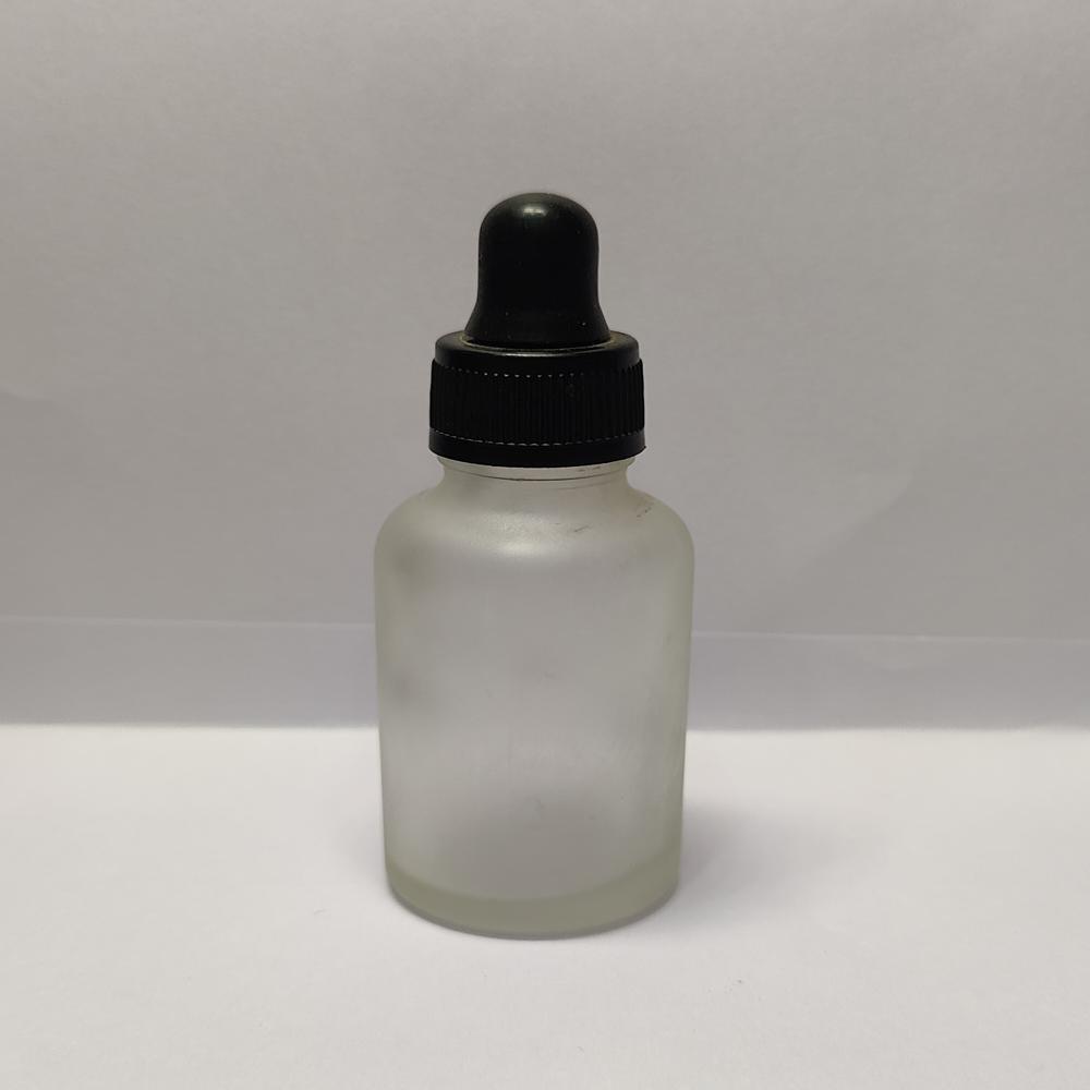 30ML CLAR FROSTED AVON GLASS BOTTLE