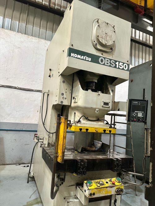 1658 KOMATSU C FRAME SINGLE CRANK PRESS