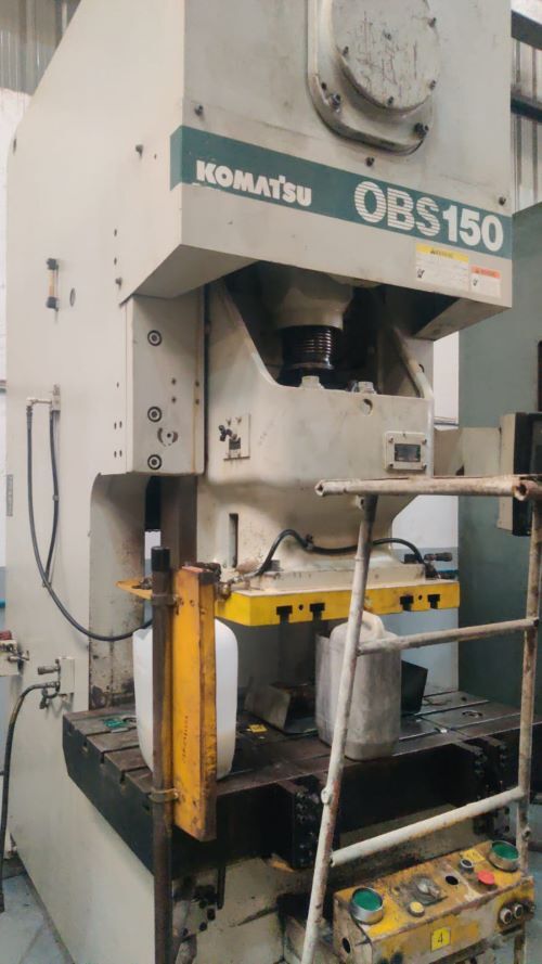1658 KOMATSU C FRAME SINGLE CRANK PRESS