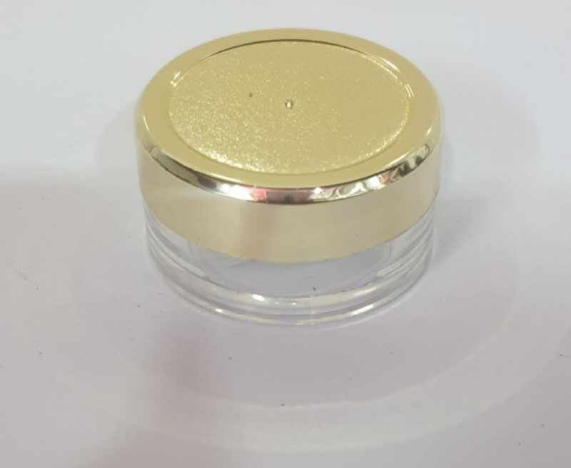 5gm Acrylic San Jar with golden cap
