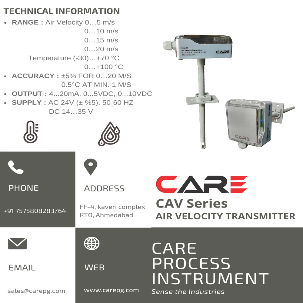 Air Velocity Transmitters Series E+E75