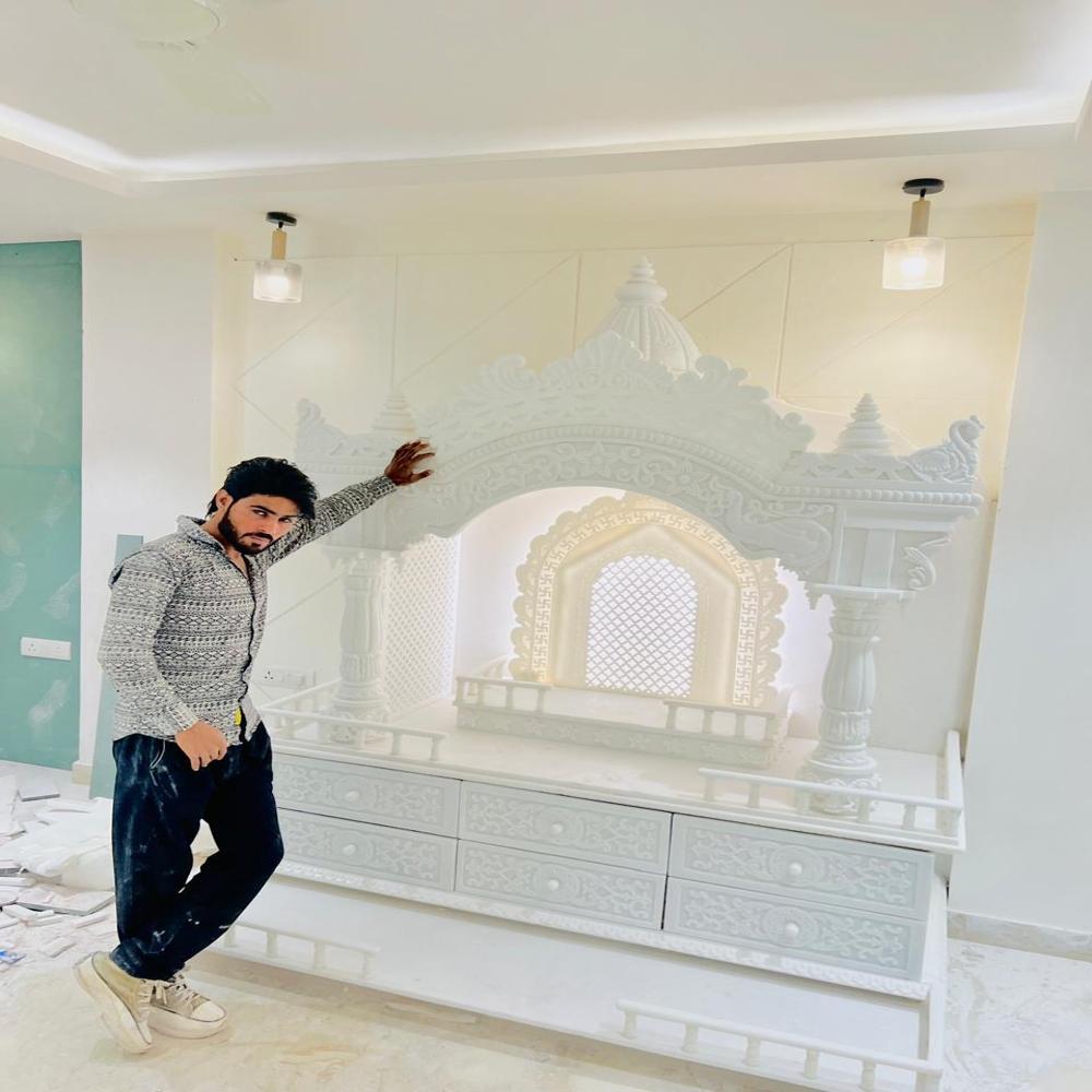 white marble temple
